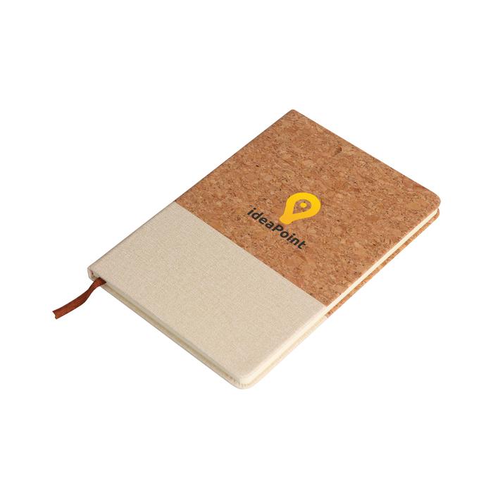 Natural Cork & Cotton A5 Notebook
