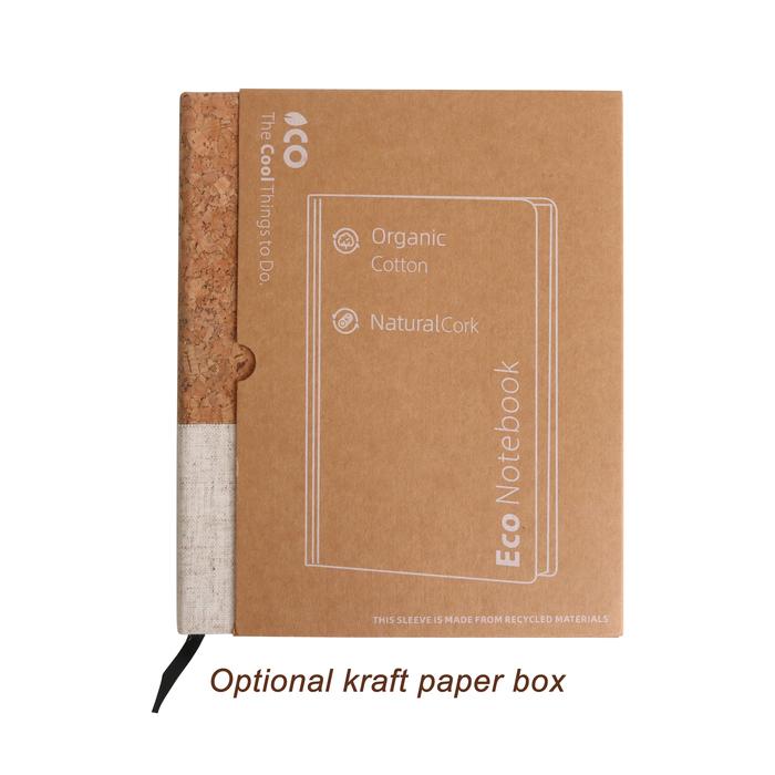 Natural Cork & Cotton A5 Notebook