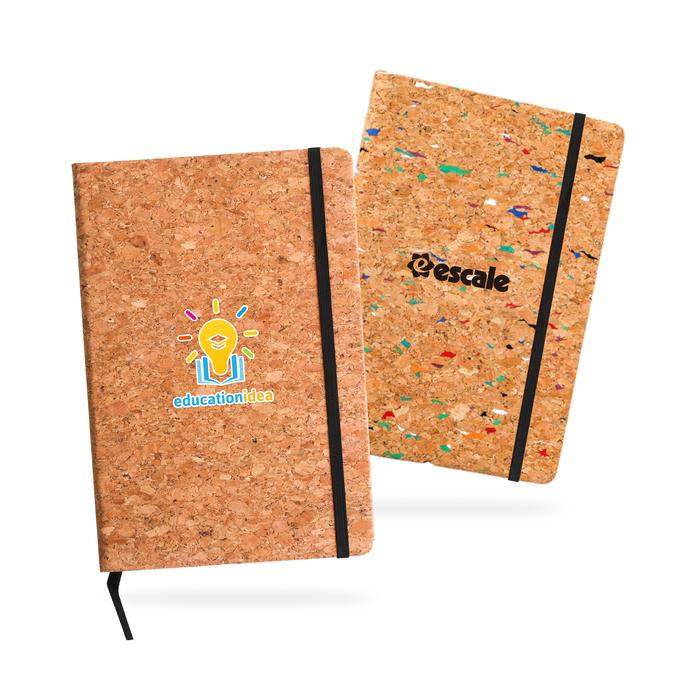 A5 cork notebook 100 leaves