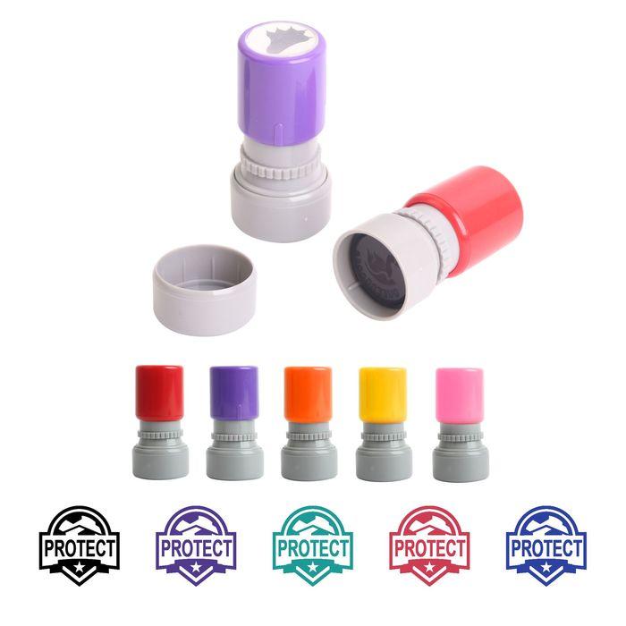 Coloured Round Stamp