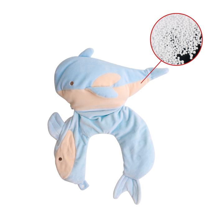 Whale Shaped 2 In 1 Travel Pillow