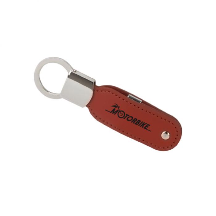 Leather Swivel Flash Drive