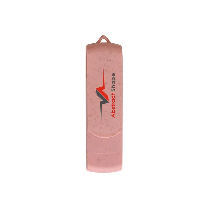 Rotate Wheat Straw Type C Flash Drive