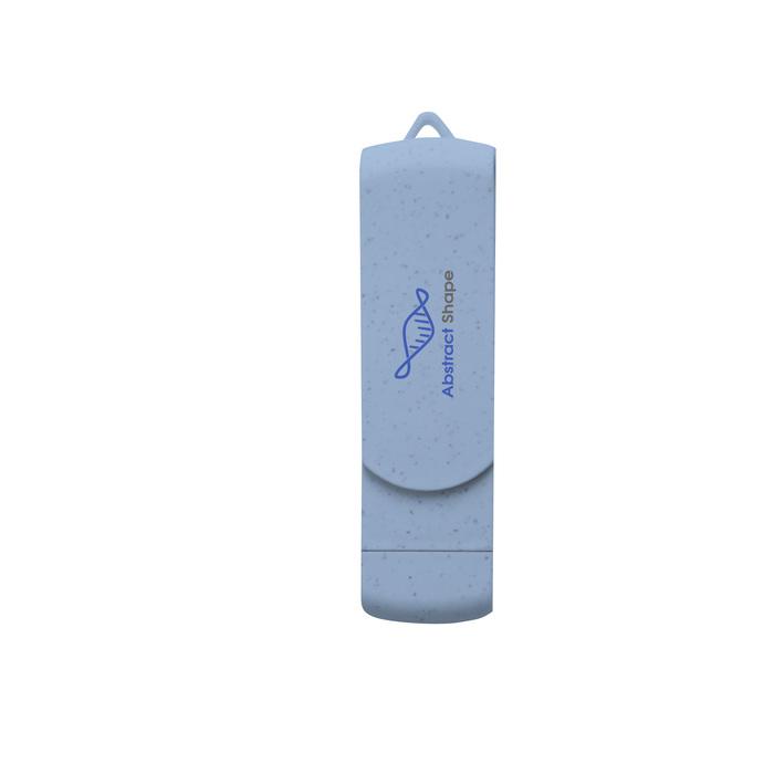 Rotate Wheat Straw Type C Flash Drive