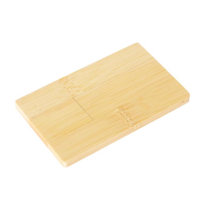 Wooden Credit Card Flash Drive