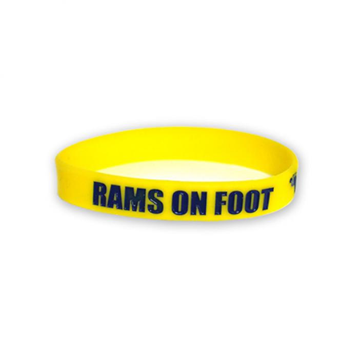 Debossed Colour filled Wristbands