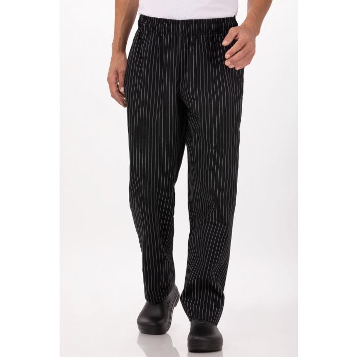 Designer Pinstripe Baggy Chef Pants