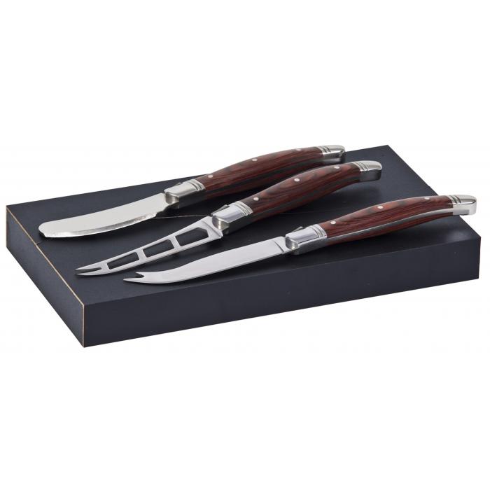 Bordeaux Cheese Knife 3 pcs Set