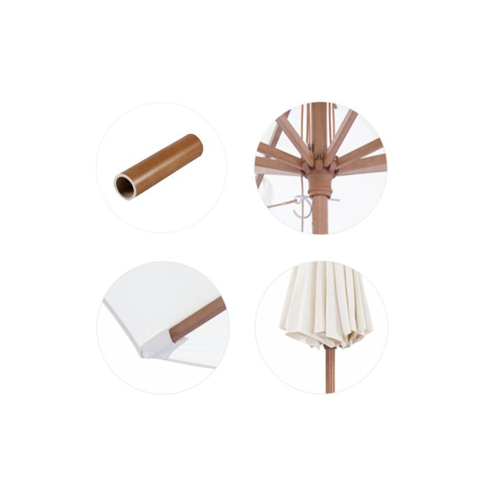 2.5x2.5m Wind-resistant Octagon Stock Colour Outdoor Umbrella