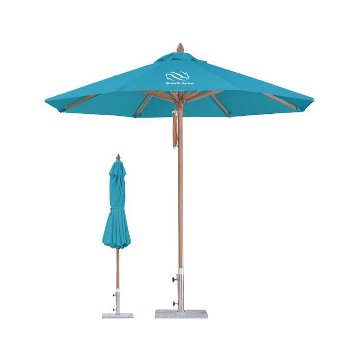 2.5x2.5m Wind-resistant Octagon Stock Colour Outdoor Umbrella