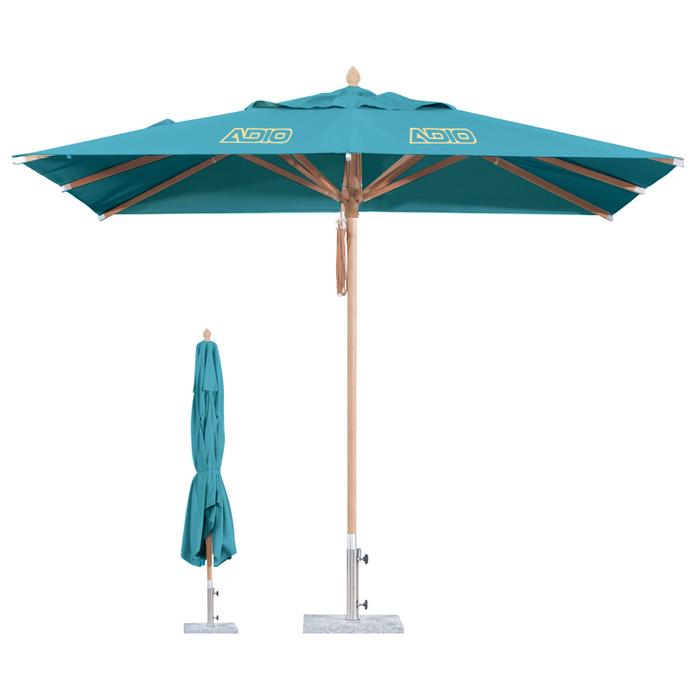 4x4m Wind-resistant Square Stock Colour Outdoor Umbrella