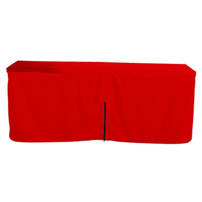 Fitted Table Cover With Zipper Back * 8ft