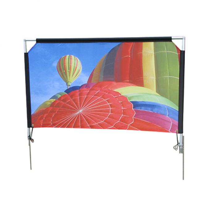 Advertising Walls with Ground Spike