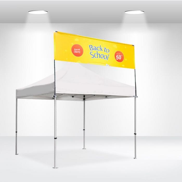 Square Tent Billboard Banner 10x10ft
