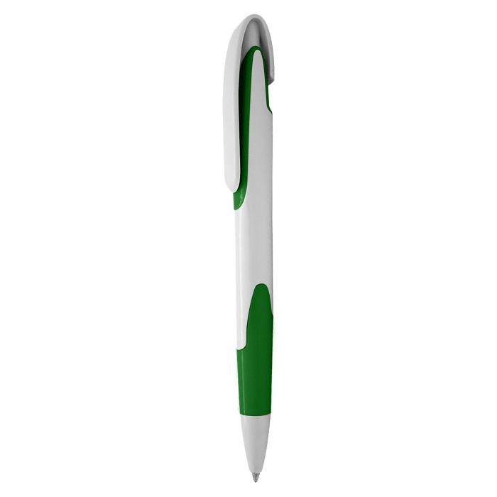 Keely White Plastic Pen