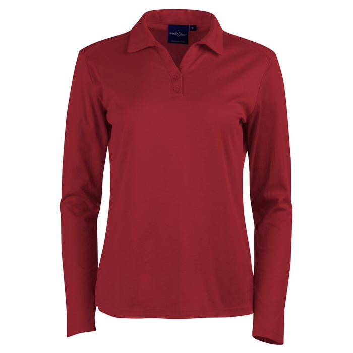 Ladies Victory Plus TrueDry LS Polo