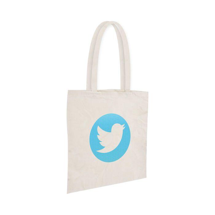 Maine Long Hanndle Calico Tote Bag