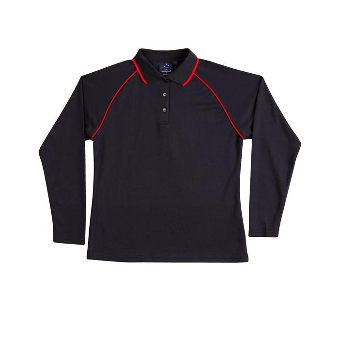 Ladies Champion Plus Long Sleeve Polo