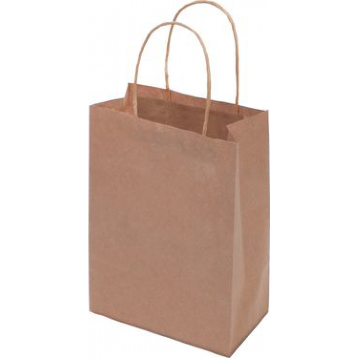 Kraft Paper Bag Brown Includes Twisted Paper Handle