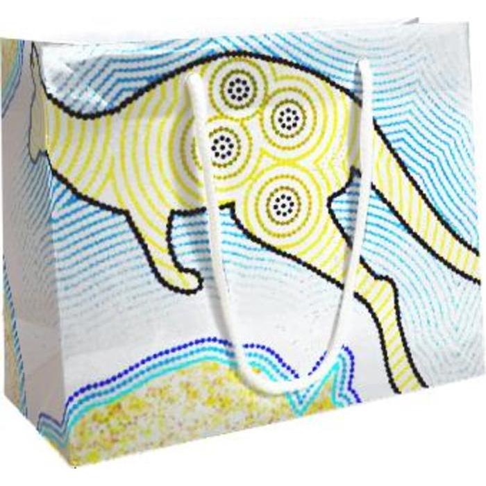 Full Colour Gloss Laminated Bag Landscape With Rope Handle