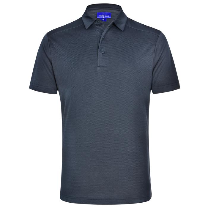 Mens Bamboo Charcoal Cororate Short Sleeve Polo