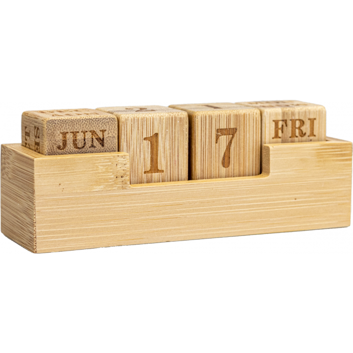Bamboo Desk Calendar