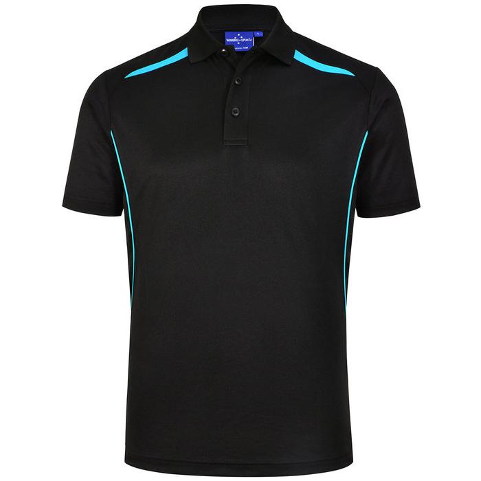 Mens Sustainable Poly/Cotton Contrast Short Sleeve Polo