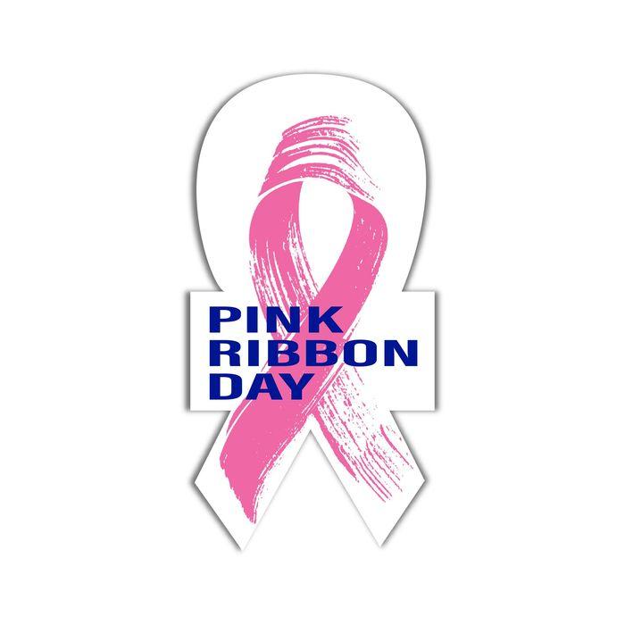 Awareness Ribbon Laminated Plastic Lapel Pin