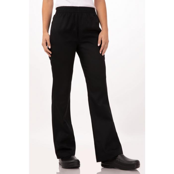Essential Baggy Chef Black Pants