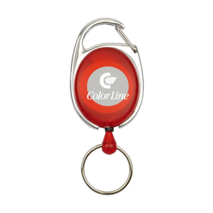 Oval Retractable Badge Holder