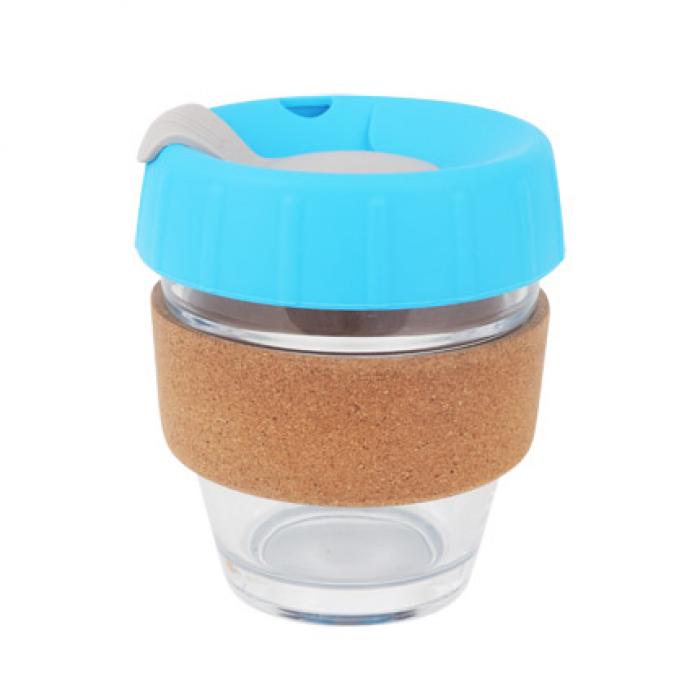 8 OZ Reusable Glass Coffee Mug