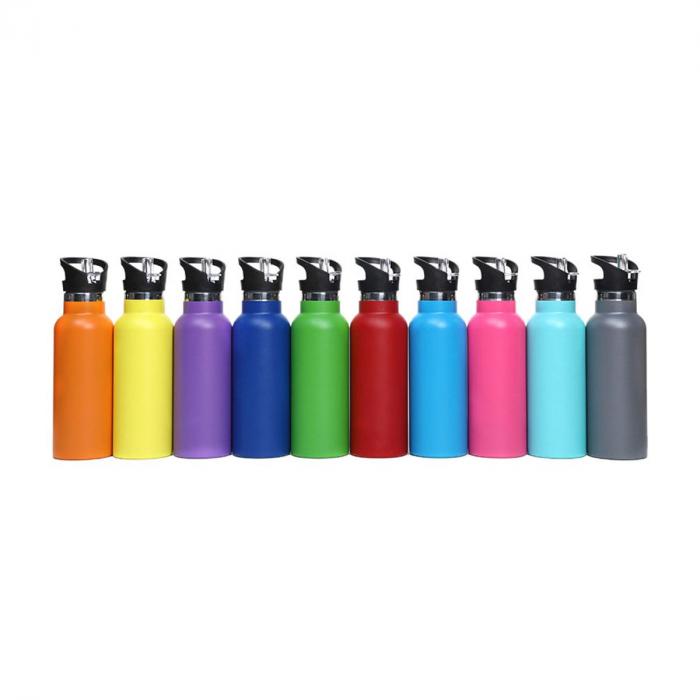 500ml Double Wall Vacuum Bottle with Flip Valve Lid