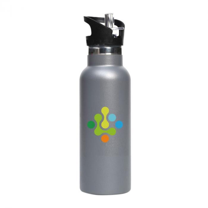 500ml Double Wall Vacuum Bottle with Flip Valve Lid