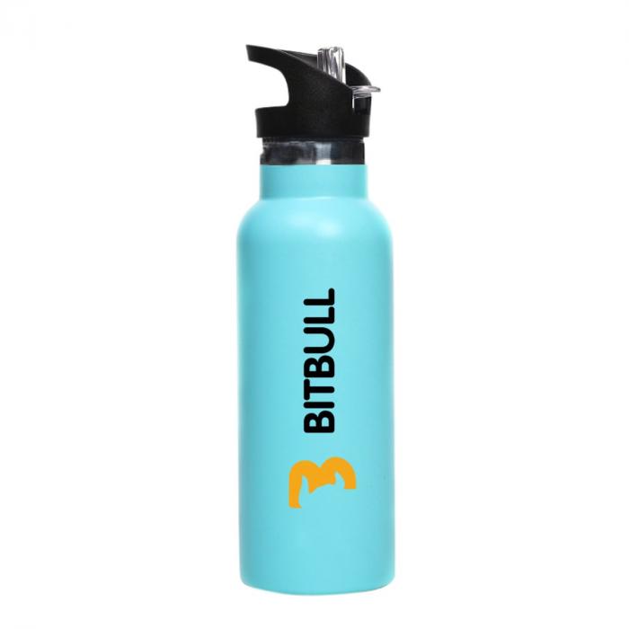 500ml Double Wall Vacuum Bottle with Flip Valve Lid