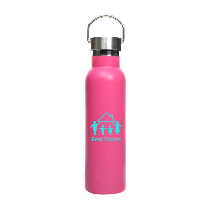 600ml Double Wall Vacuum Bottle with Stainless Steel Lid 
