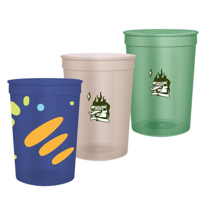 473ml Translucent Plastic Stadium Cup