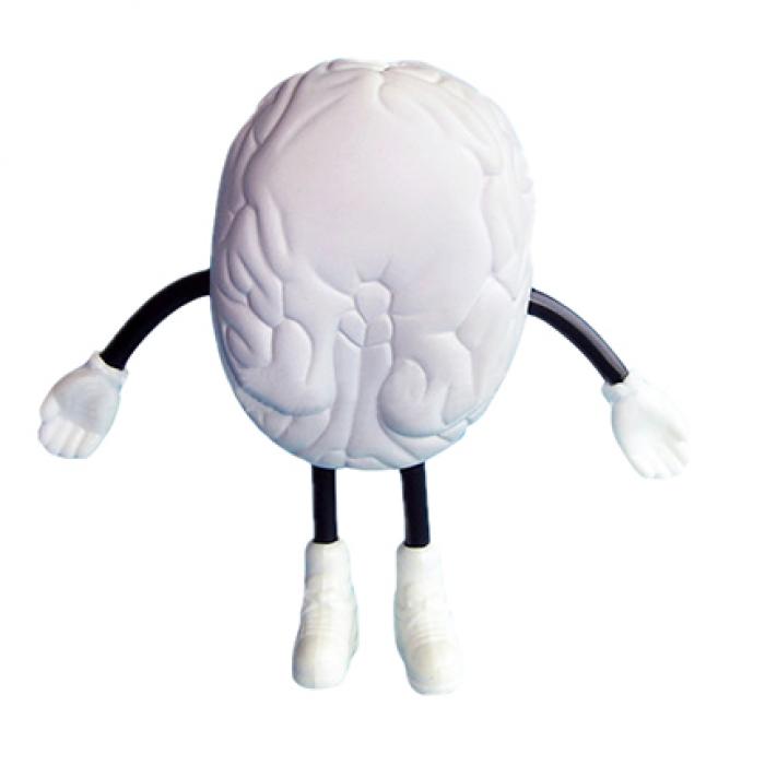 Brain With Hand And Leg Shape Stress Reliver
