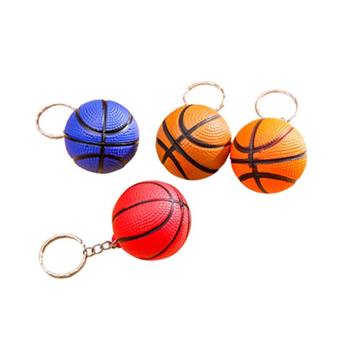Basketball With Keyring Stress Item