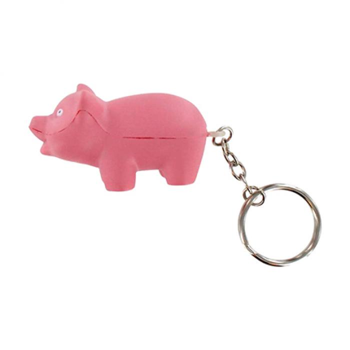 Mini Pig With Keyring Stress Item
