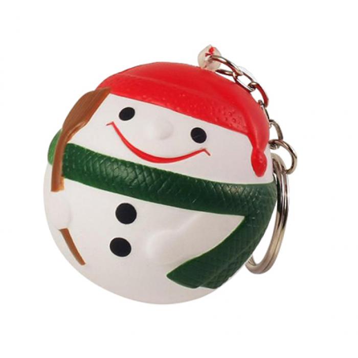 Snow Man With Keyring Stress Item
