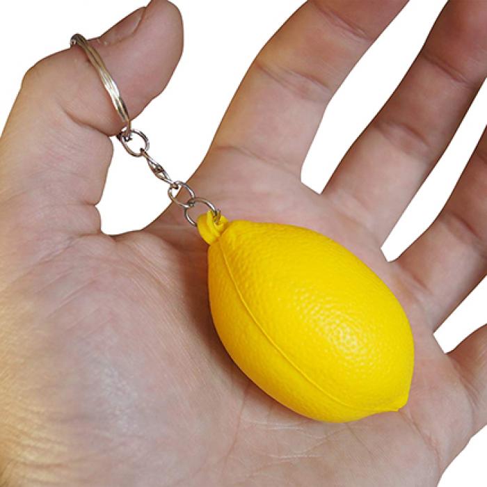 Lemon With Keyring Stress Item