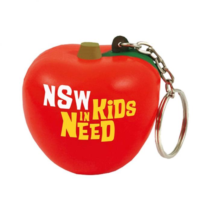 Apple With Keyring Stress Reliver
