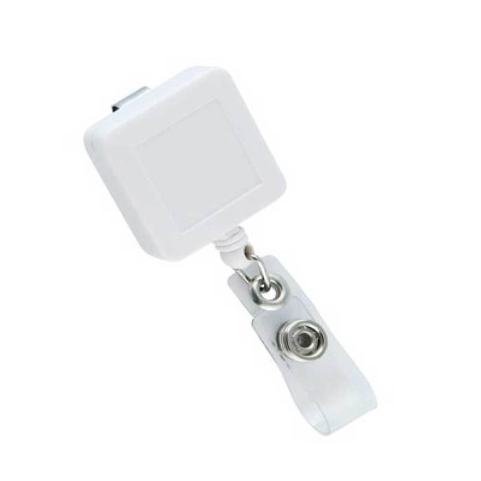 Square Retractable Badge/Card Holder