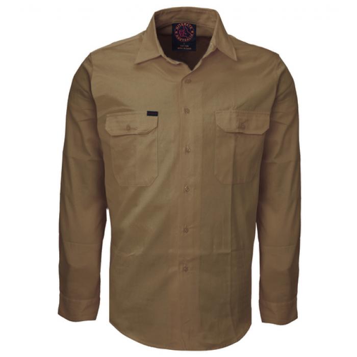 Open Front L/S Shirt