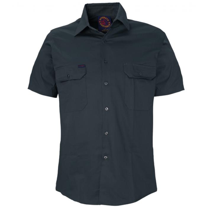 Open Front Short Sleeve Shirt