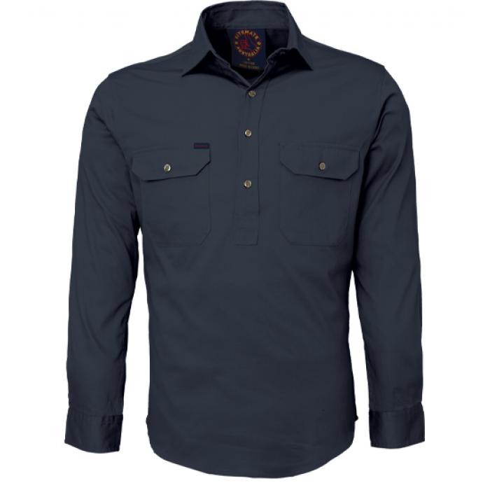 Closed Front L/S Shirt