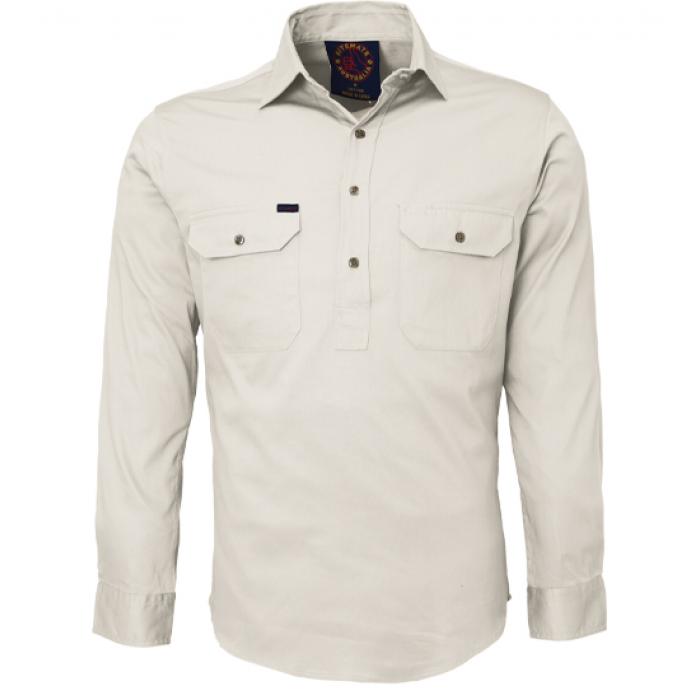 Closed Front L/S Shirt