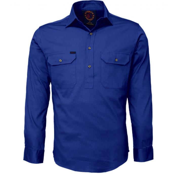 Closed Front L/S Shirt