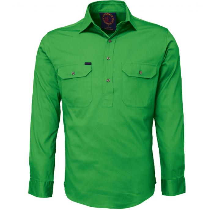 Closed Front L/S Shirt