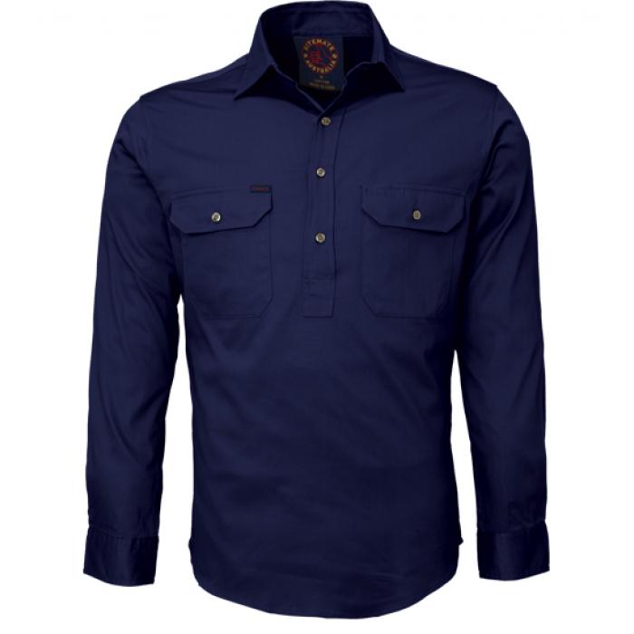 Closed Front L/S Shirt